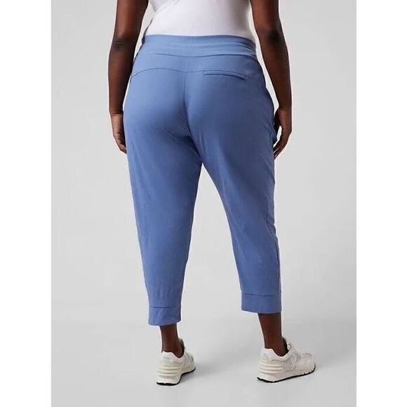Athleta Trekkie North Joggers Blue size 4 - Picture 2 of 13